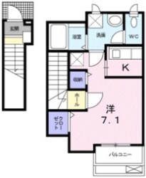 コンフォール白鳥の物件間取画像